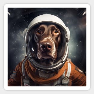 Astro Dog - German Shorthaired Pointer Sticker